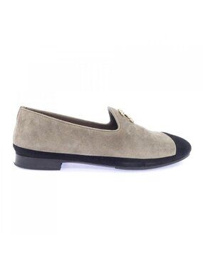 Chanel Loafers Shoes Gray